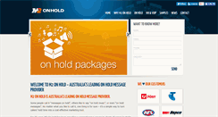 Desktop Screenshot of m2onhold.com.au